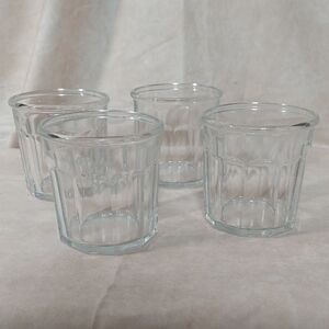 Set of 4 Vintage Luminarc France 500 Working Glasses